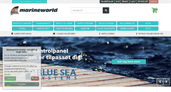 Desktop Screenshot of marineworld.dk