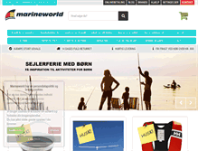 Tablet Screenshot of marineworld.dk